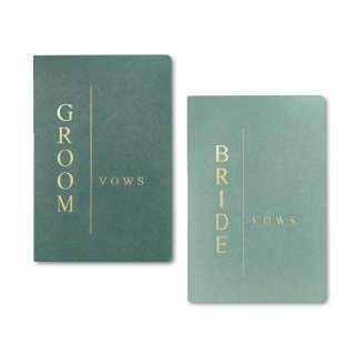 GroomBrideGifts Wedding Vow Book for His and Hers, Soft Touch, Perfectly Sized Bride and Groom Vow Books, Wedding Essentials, Wedding Registry Ideas, His and Hers Gifts