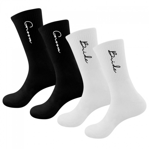 GroomBrideGifts Bride and Groom Gifts Wedding Crew Socks.