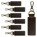 GroomBrideGifts Groomsmen Gifts Genuine Leather Keychains Bachelor Party Favors Decorations Supplies.