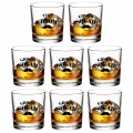 GroomBrideGifts Groomsmen Gifts Set of 8, Old Fashioned Whiskey Glasses, Bachelor Party Favors Decorations Groosman Accessories,11oz Scotch Bourbon Glasses Whiskey Tumblers, Team Groom Supplies