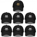 GroomBrideGifts Groomsmen Gifts Hats - Set of 7 Pcs Bachelor Party Favors for Groomsmen,Team Groom, Best Man