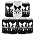 GroomBrideGifts Bachelor Party Favors 7 Pcs Can Cooler Sleeves Groomsmen Beer Can Cooler for Party Decorations.