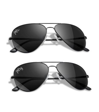 GroomBrideGifts Mr and Mrs Lightweight Polarized Aviator Sunglasses, Gifts for Bridal Shower Engagement Wedding Honeymoon and Married Couples Anniversary.